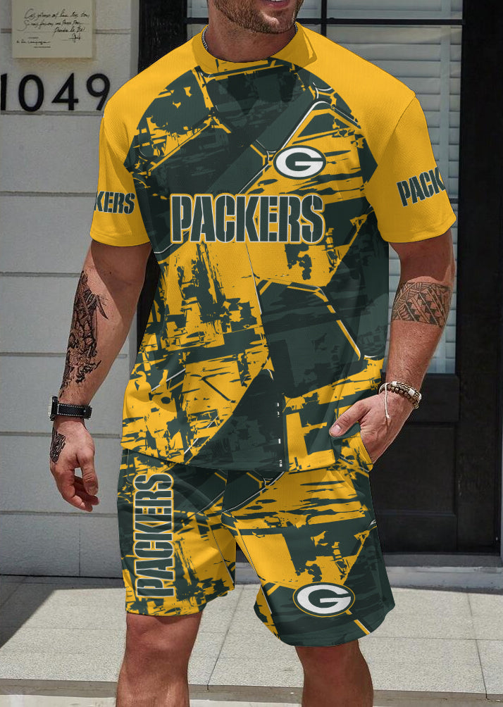 Green Bay Packers Limited Edition Top And Shorts Two-Piece Suits