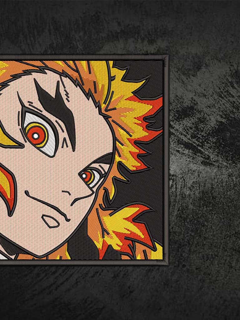 Rengoku Embroidery Tee