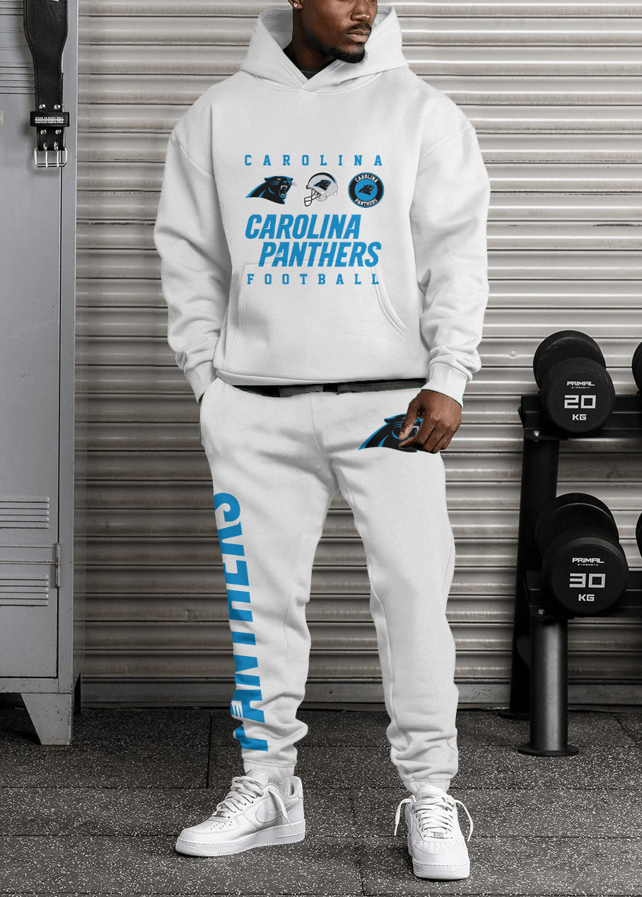Carolina Panthers 3D Printed Pullover Hoodie And Sweatpant 2pcs Tracksuits
