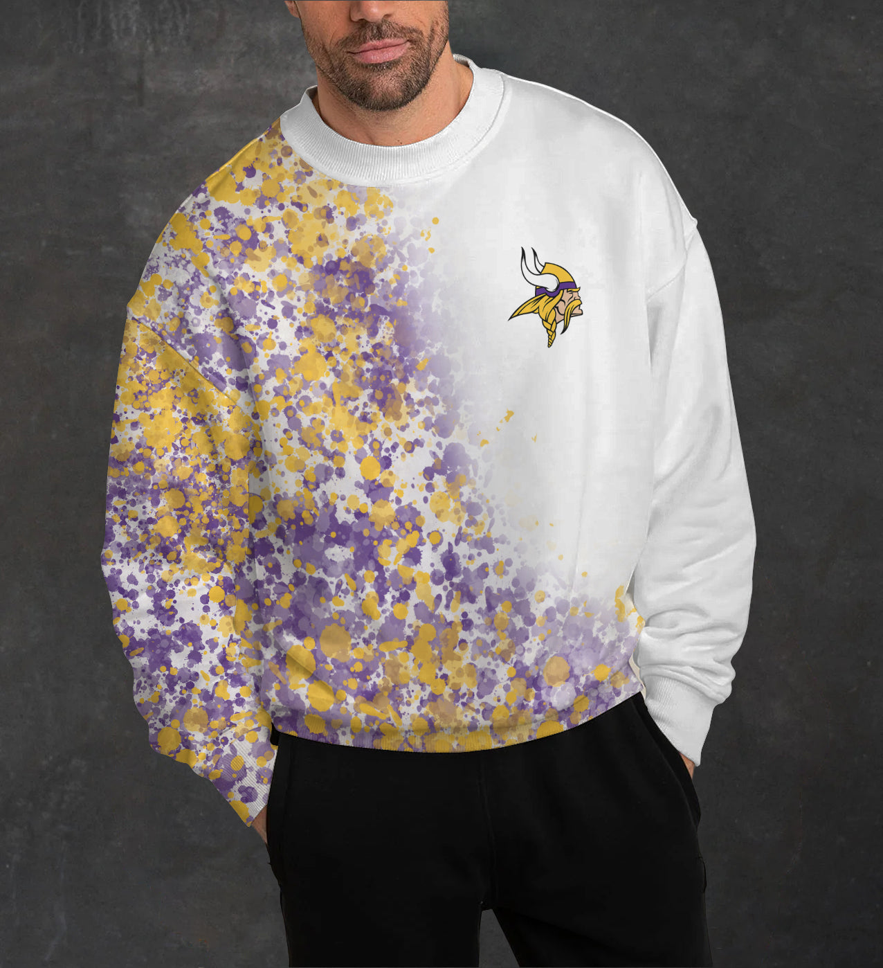 Minnesota Vikings 3D Limited Edition Crew Neck sweatshirt