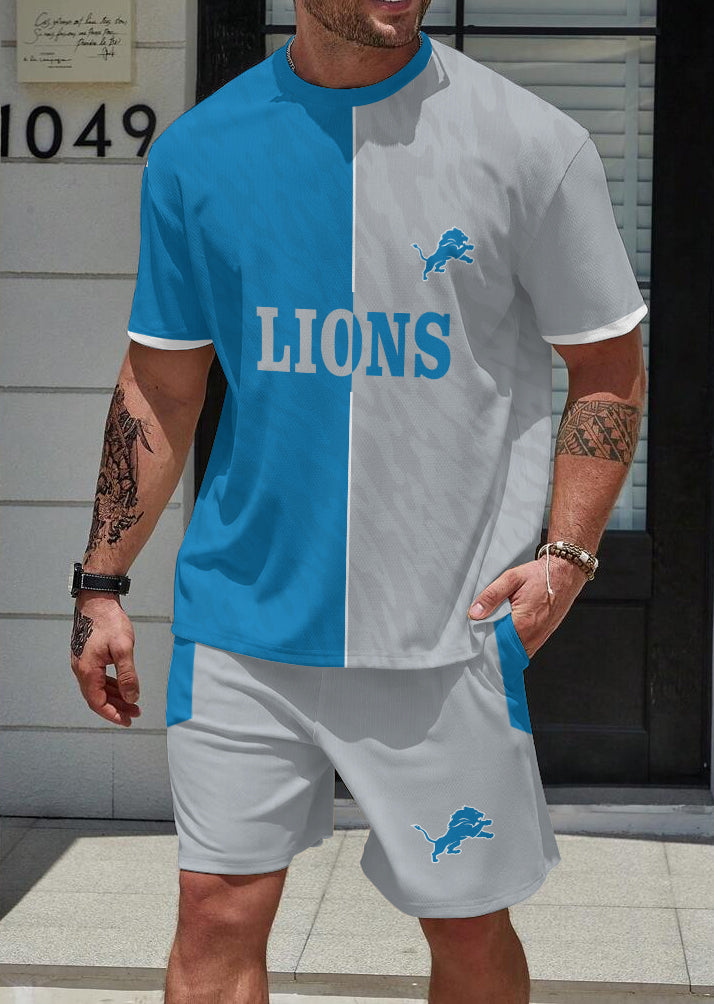 Detroit Lions Limited Edition Top And Shorts Two-Piece Suits