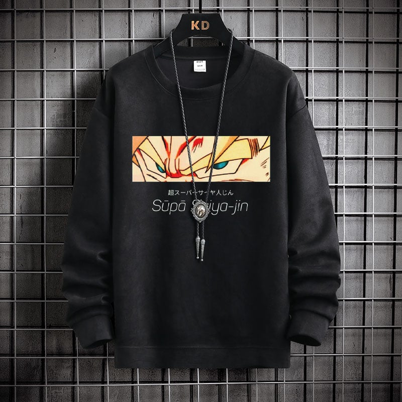 Men's Comic Printed Crew Neck Sweatshirt