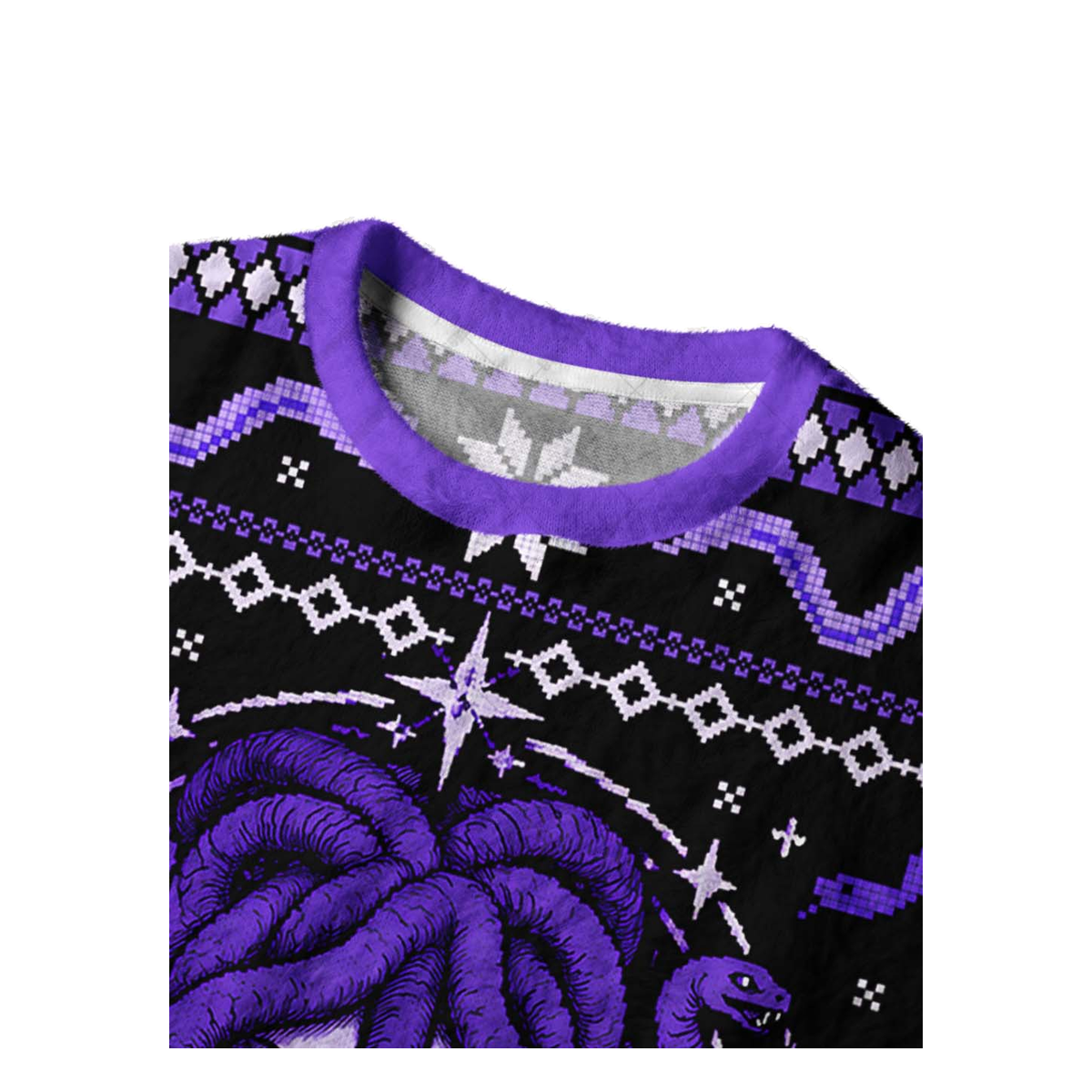 EVIL MEDUSA UGLY CHRISTMAS SWEATSHIRT — image 3