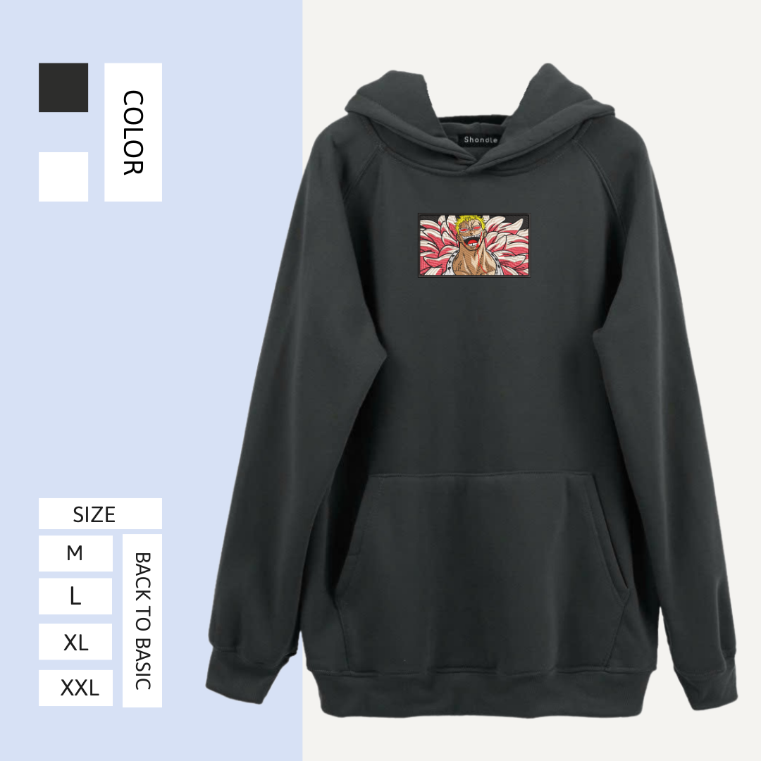 Donquixote Doflamingo One Piece Embroidered Hoodie
