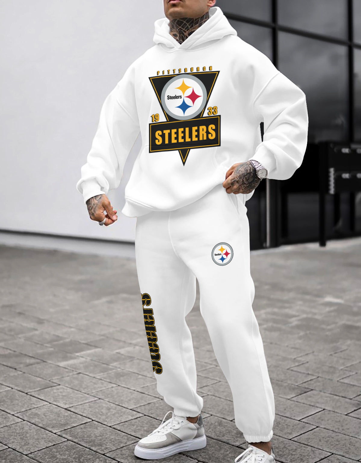 Pittsburgh Steelers 3D Printed Pullover Hoodie And Sweatpant 2pcs Tracksuits