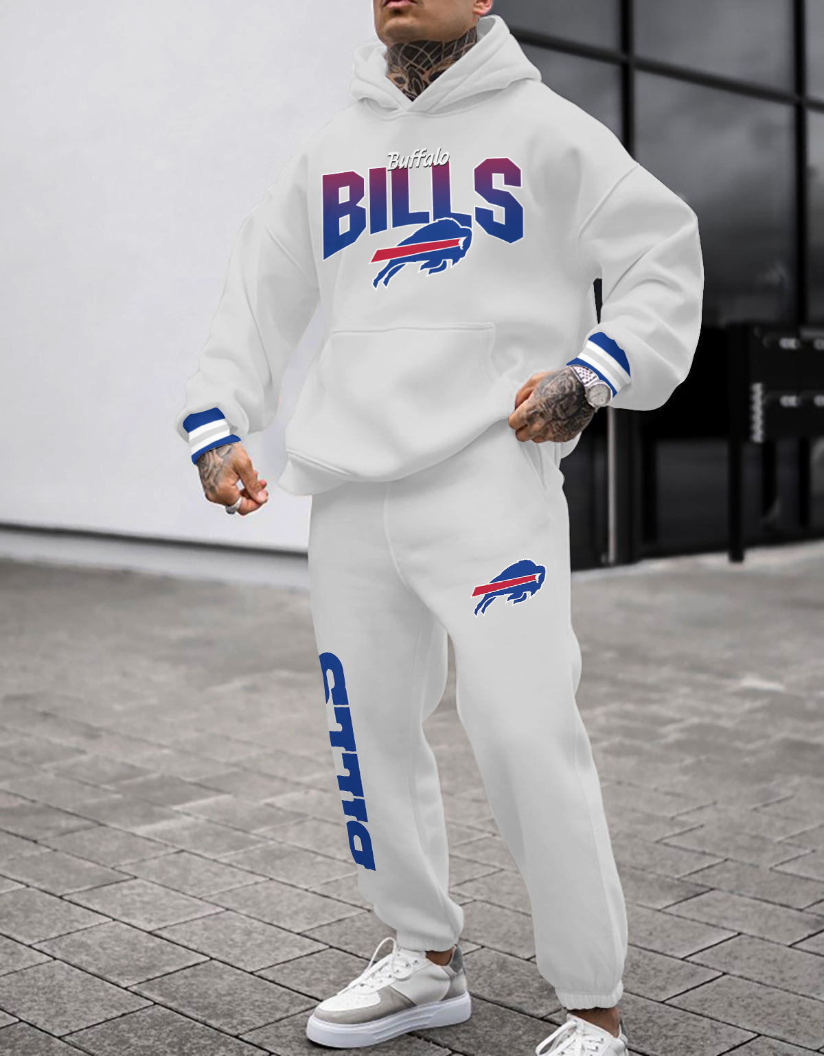 Buffalo Bills 3D Printed Pullover Hoodie And Sweatpant 2pcs Tracksuits