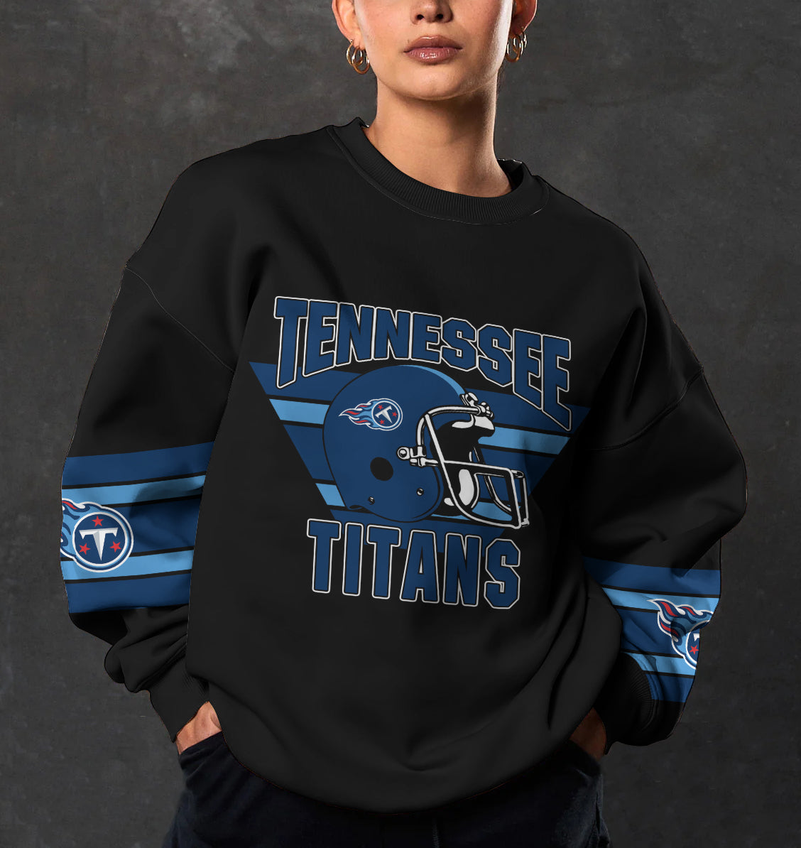 Tennessee Titans 3D Limited Edition Crew Neck sweatshirt