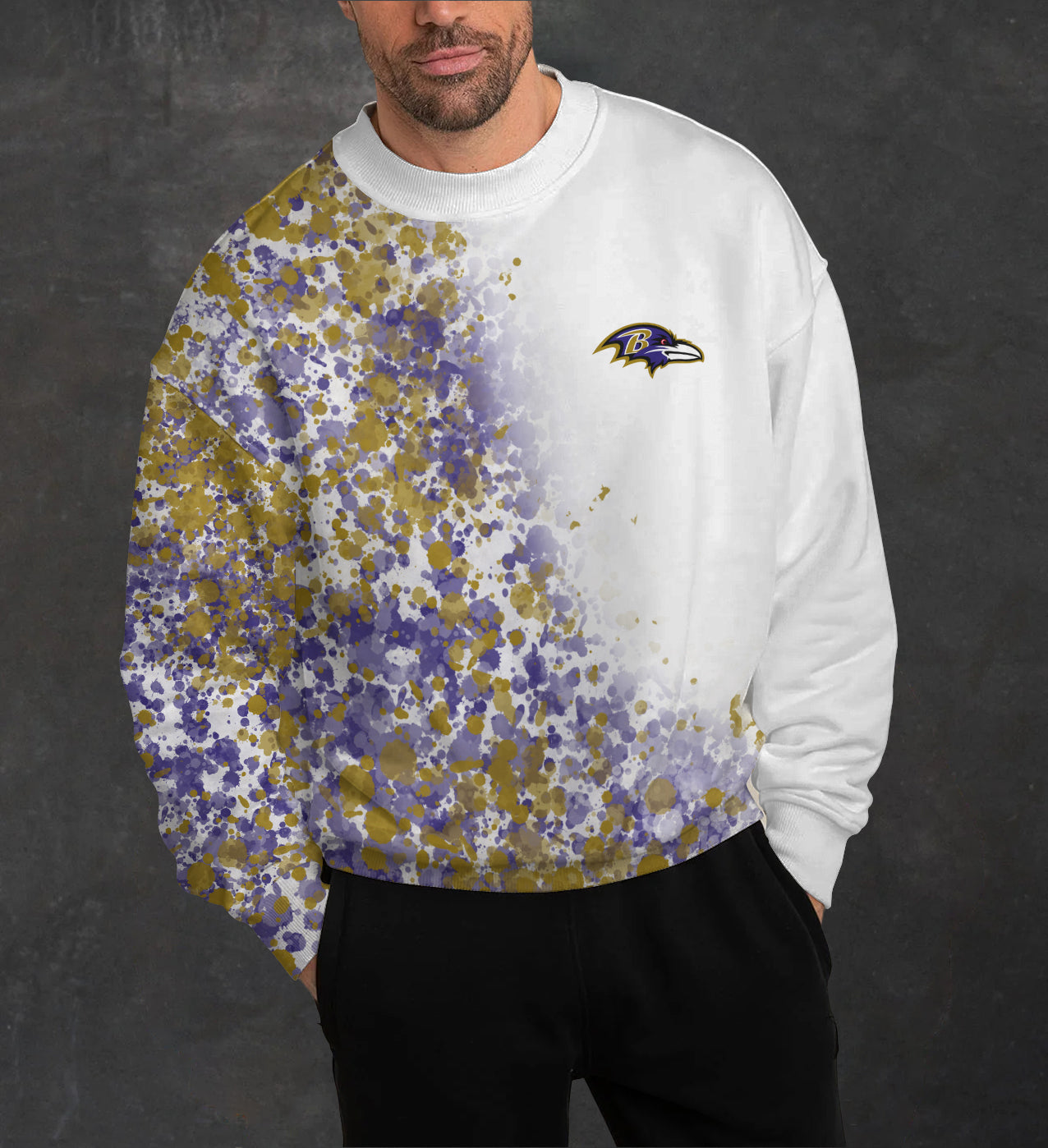 Baltimore Ravens 3D Limited Edition Crew Neck sweatshirt