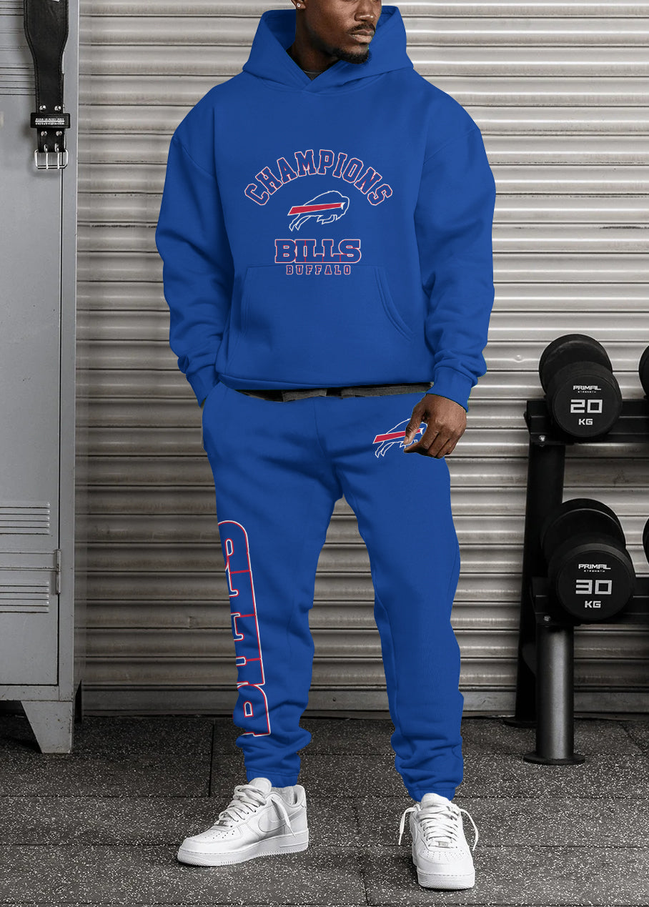 Buffalo Bills 3D Printed Pullover Hoodie And Sweatpant 2pcs Tracksuits