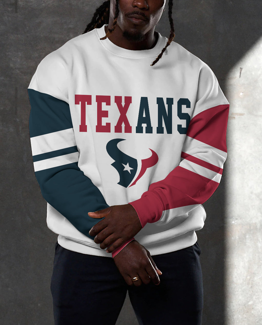 Houston Texans 3D Limited Edition Crew Neck sweatshirt