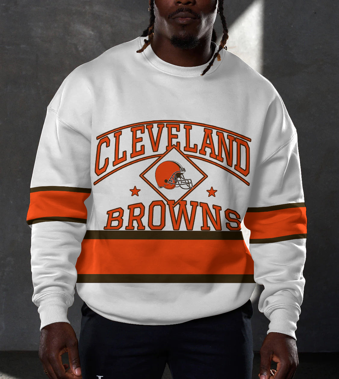 Cleveland Browns 3D Limited Edition Crew Neck sweatshirt