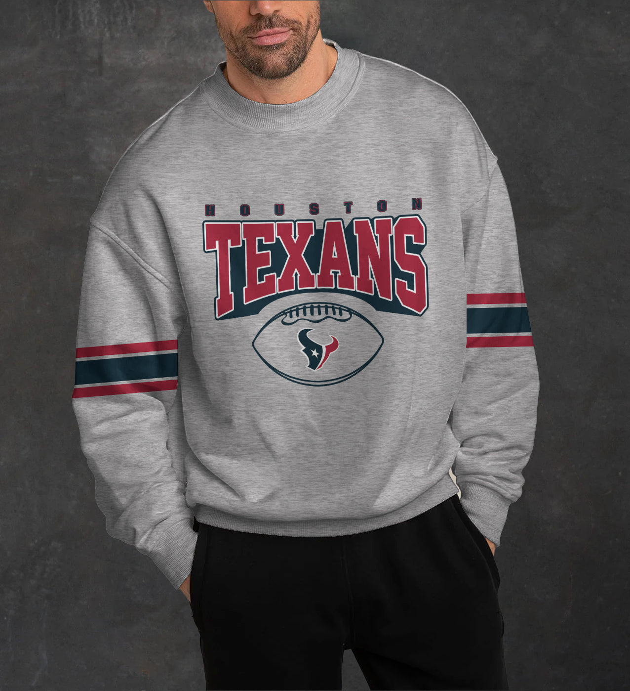 Houston Texans 3D Limited Edition Crew Neck sweatshirt