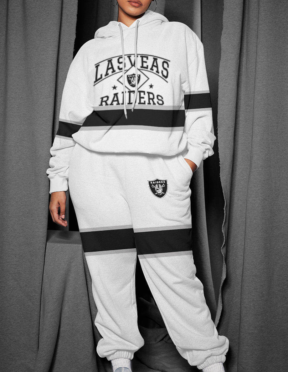 Las Vegas Raiders 3D Printed Pullover Hoodie And Sweatpant 2pcs Tracksuits