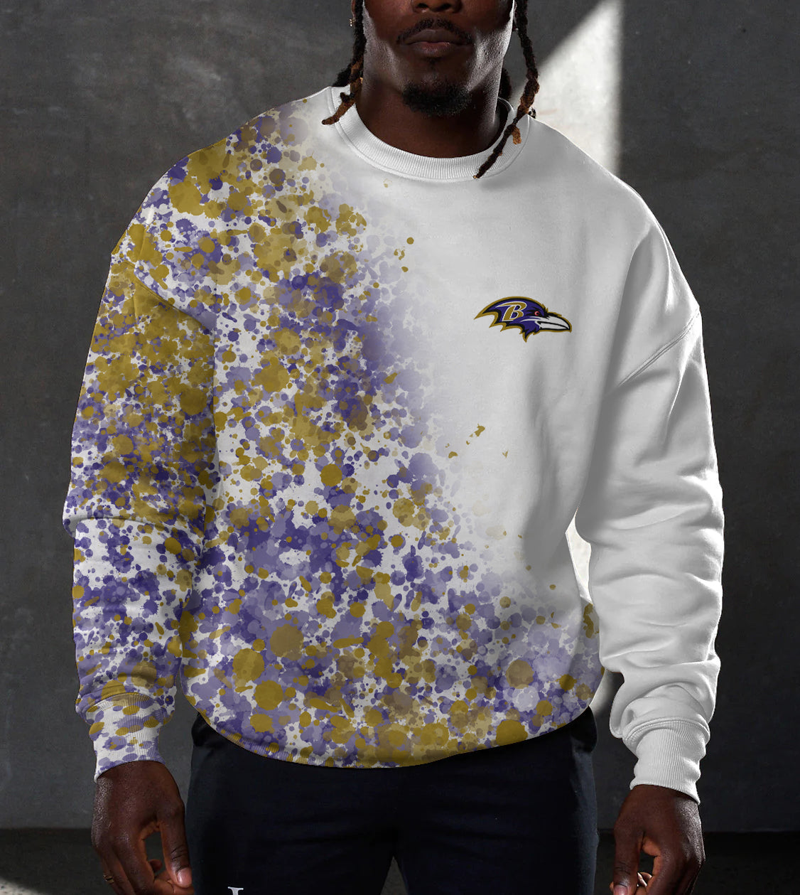 Baltimore Ravens 3D Limited Edition Crew Neck sweatshirt