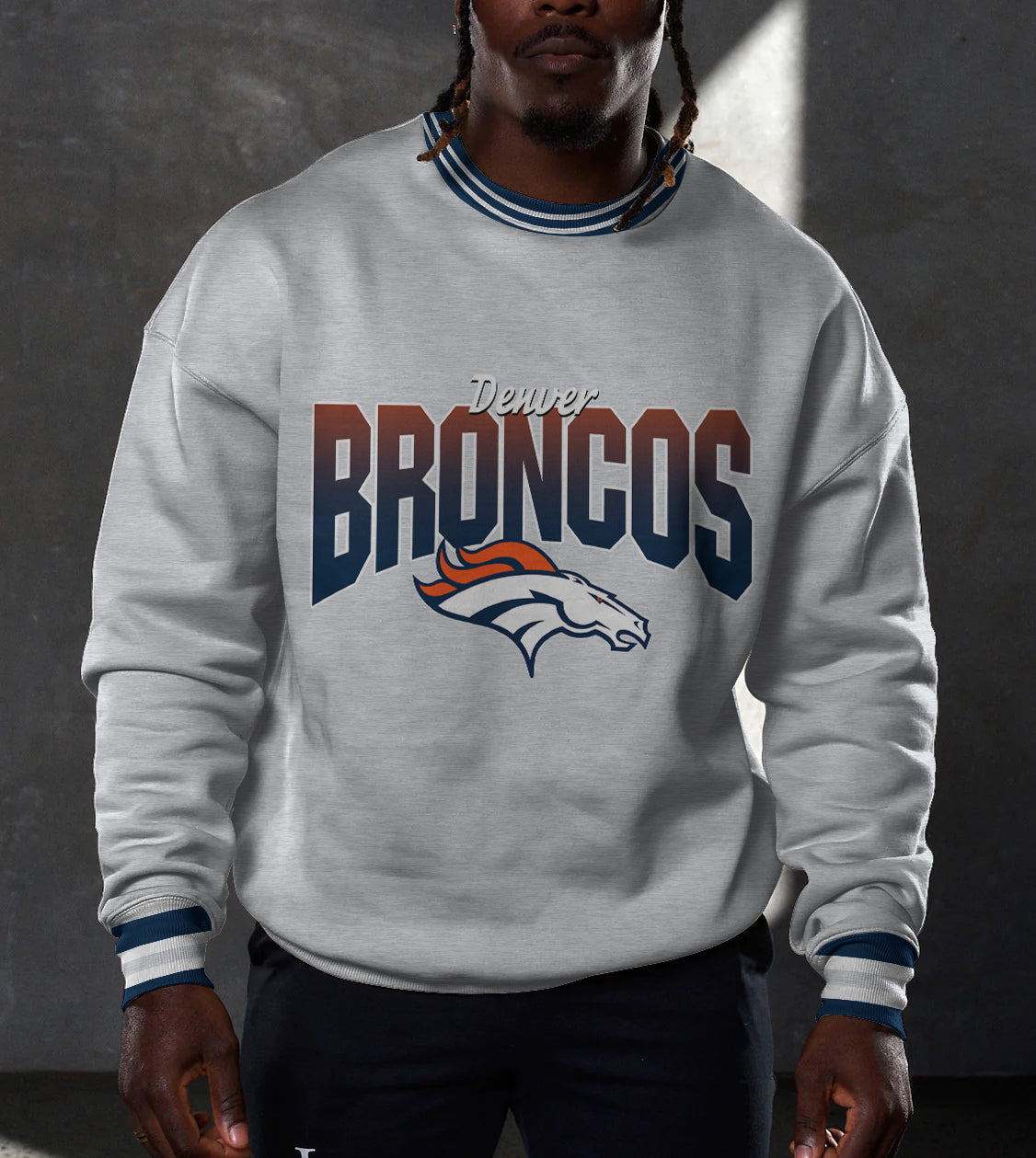 Denver Broncos 3D Limited Edition Crew Neck sweatshirt