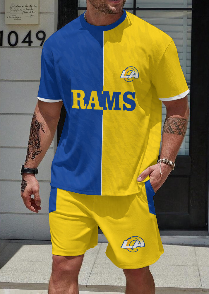 Los Angeles Rams Limited Edition Top And Shorts Two-Piece Suits