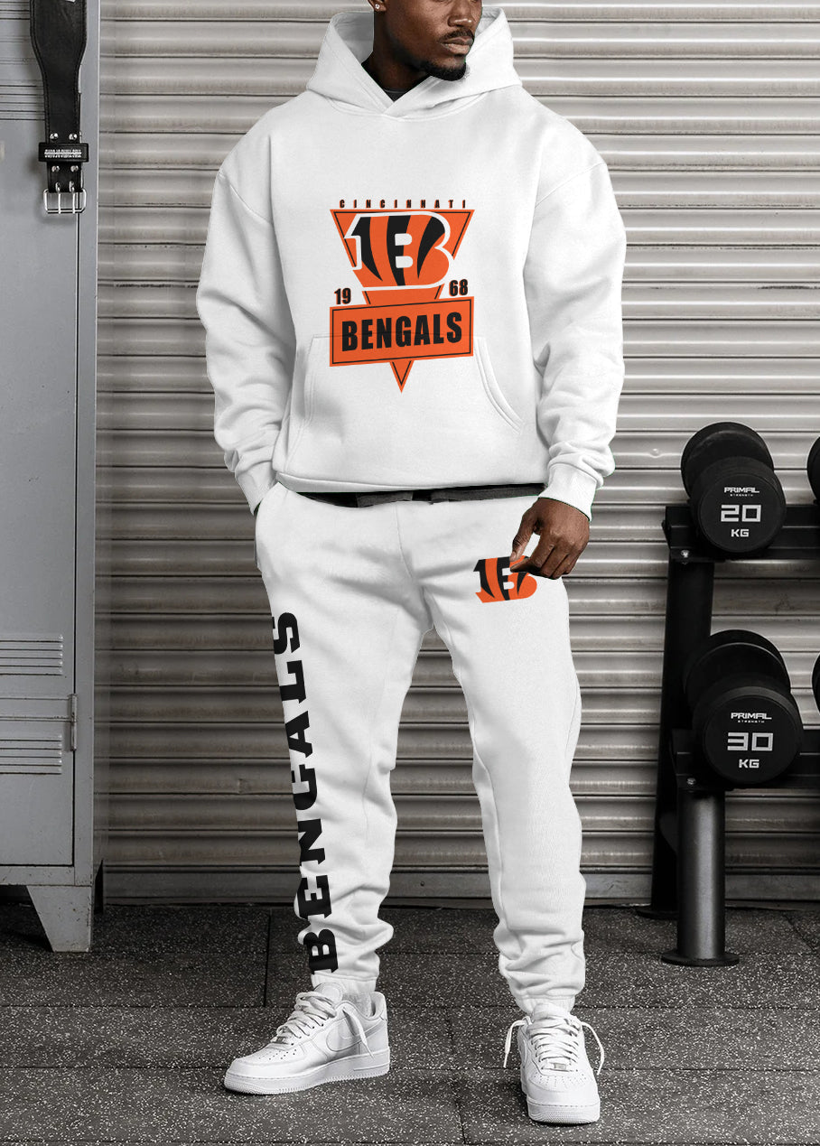 Cincinnati Bengals 3D Printed Pullover Hoodie And Sweatpant 2pcs Tracksuits