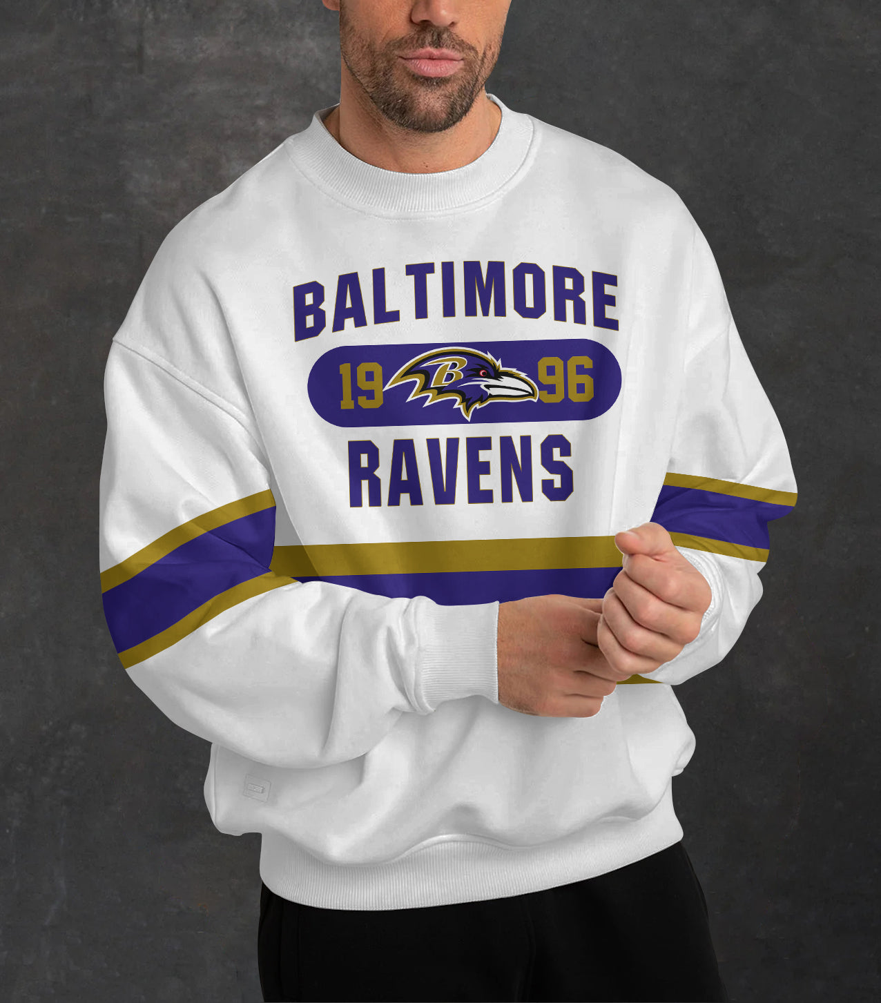 Baltimore Ravens 3D Limited Edition Crew Neck sweatshirt