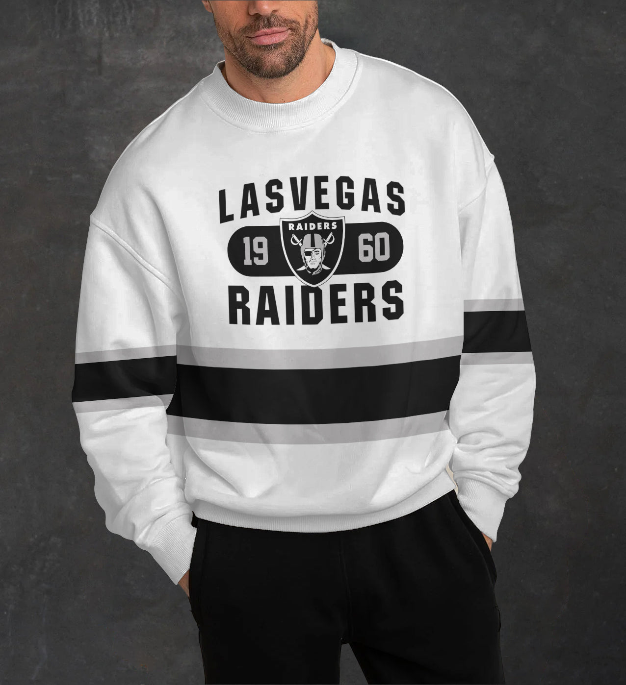 Las Vegas Raiders 3D Limited Edition Crew Neck sweatshirt