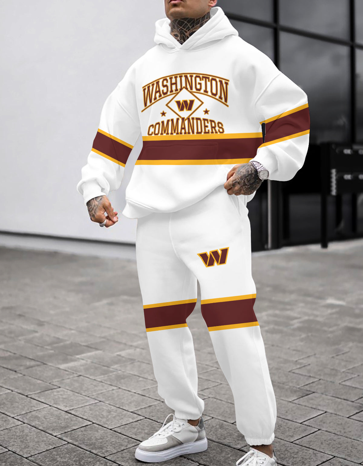 Washington Commanders 3D Printed Pullover Hoodie And Sweatpant 2pcs Tracksuits