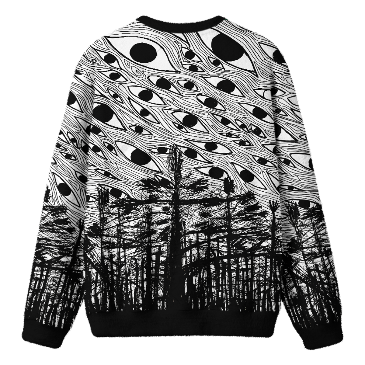 FOREST OF EYES KNIT SWEATSHIRT — image 2