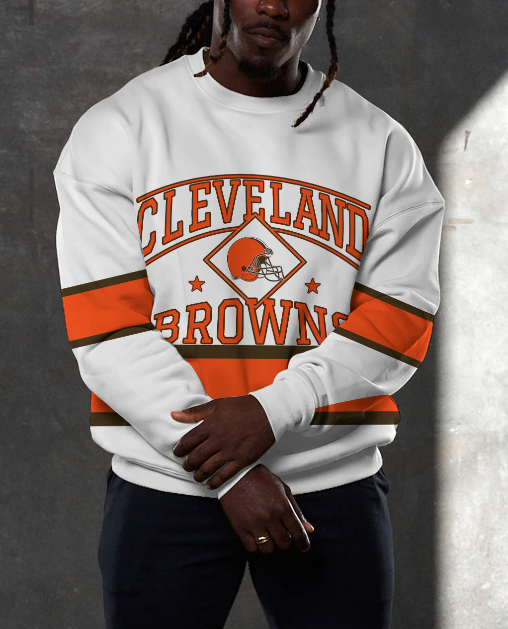 Cleveland Browns 3D Limited Edition Crew Neck sweatshirt