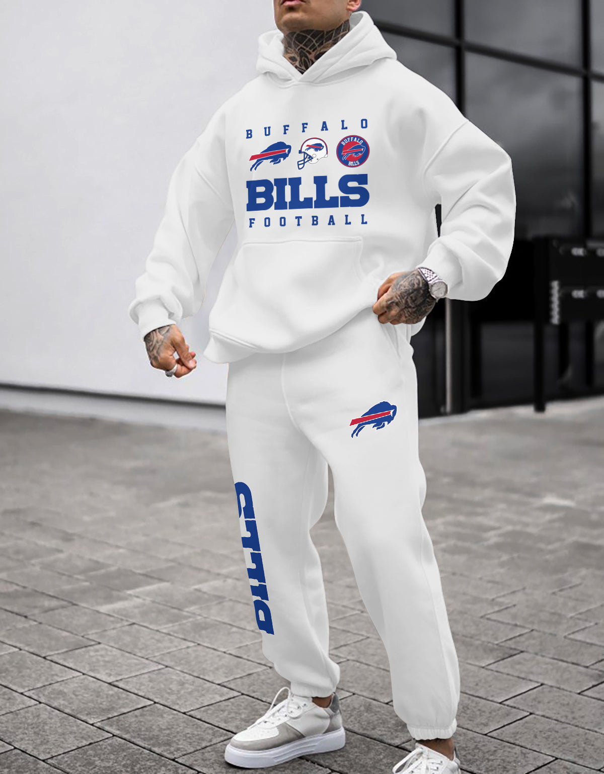 Buffalo Bills 3D Printed Pullover Hoodie And Sweatpant 2pcs Tracksuits