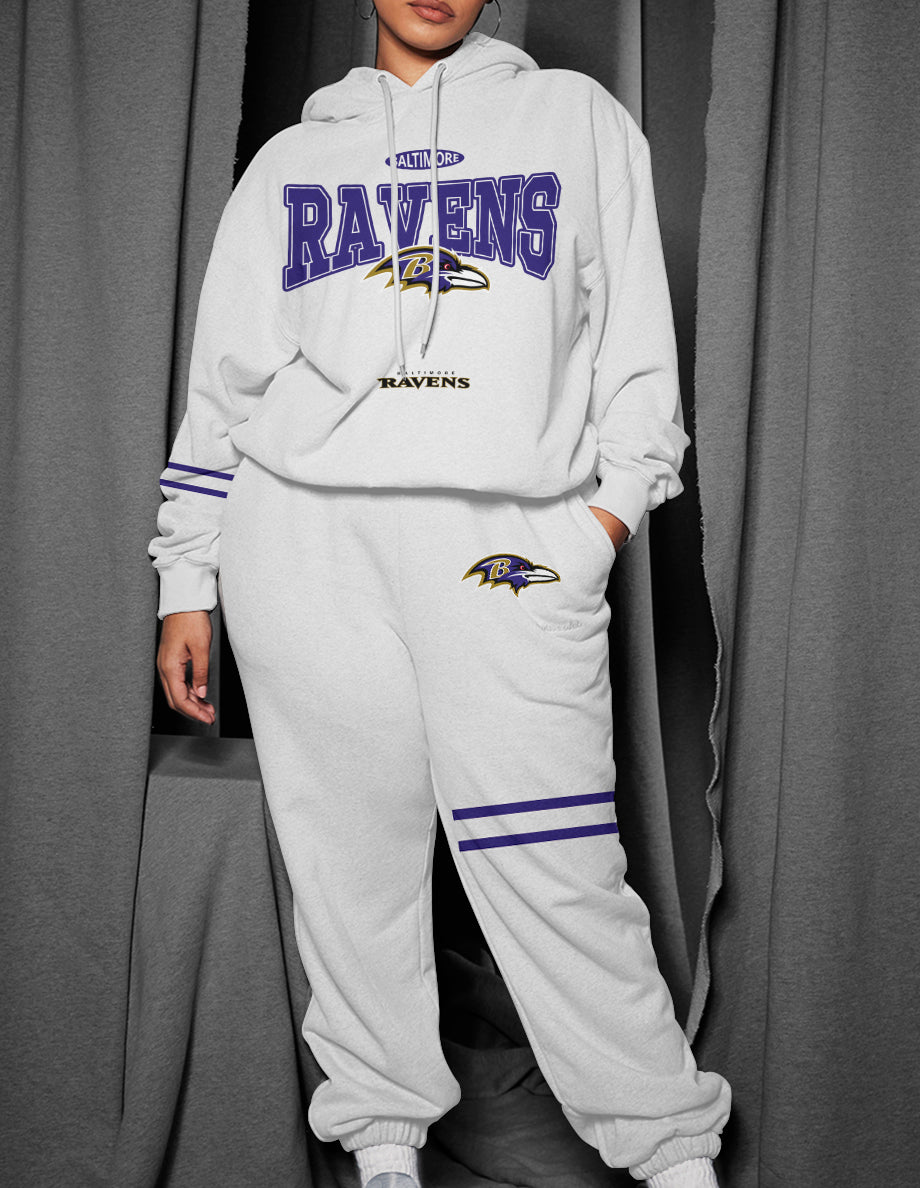 Baltimore Ravens 3D Printed Pullover Hoodie And Sweatpant 2pcs Tracksuits