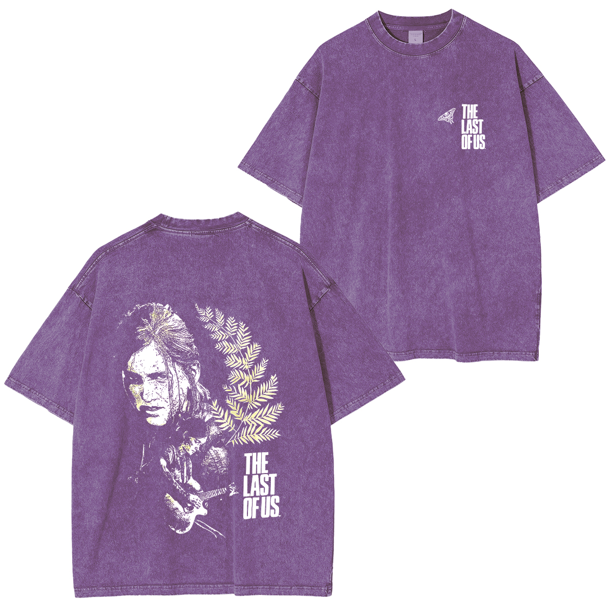 The Last Of Us Ellie Fern Two-Sided Vintage Washed Unisex T-Shirt