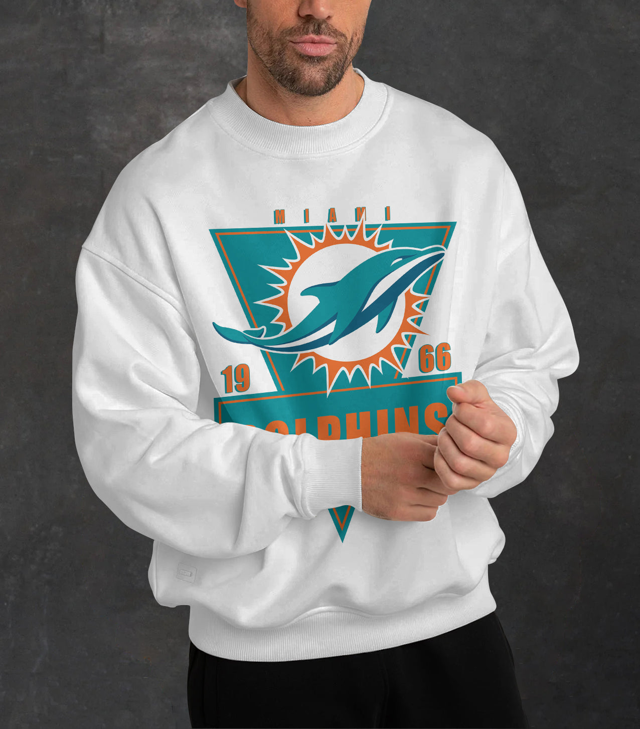 Miami Dolphins 3D Limited Edition Crew Neck sweatshirt