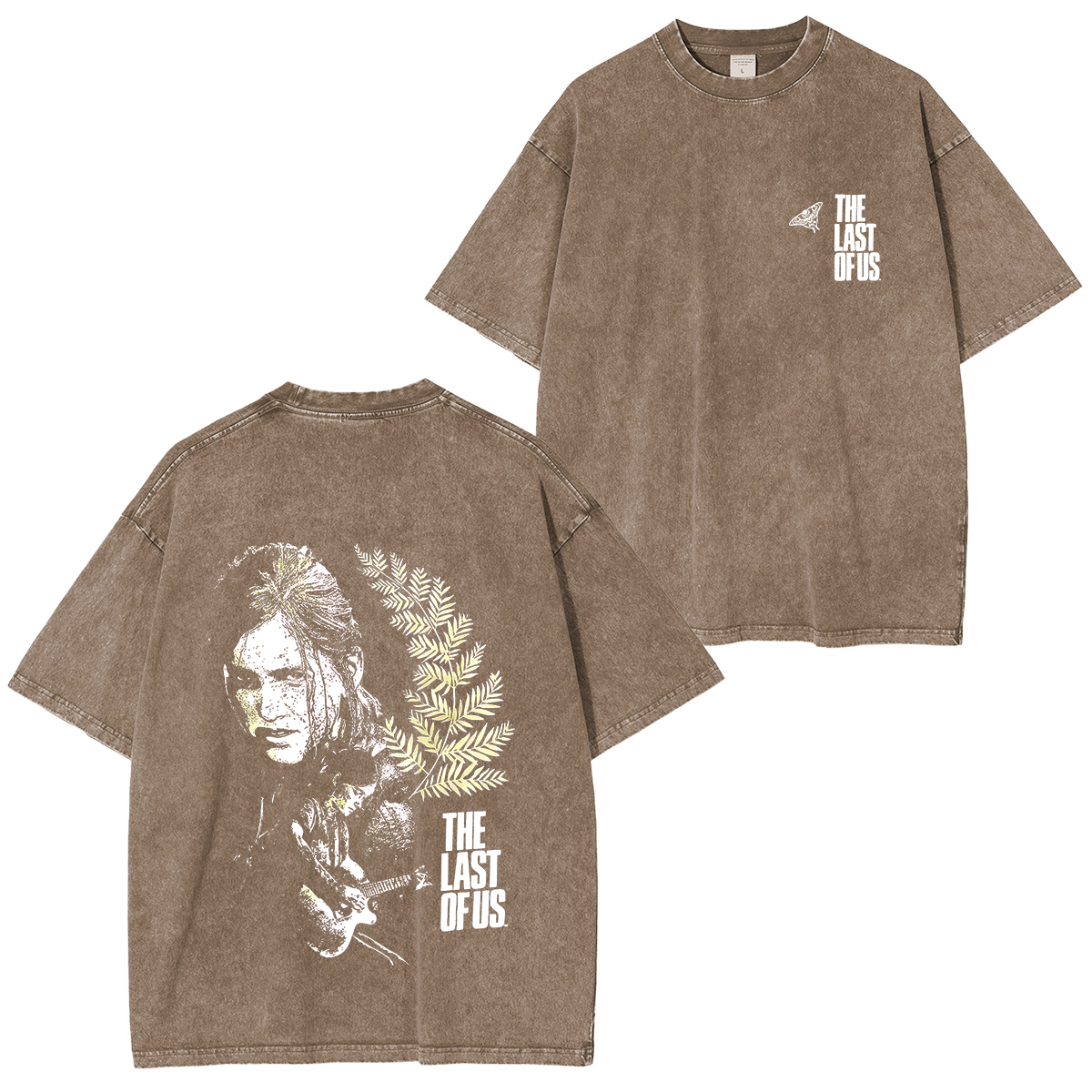 The Last Of Us Ellie Fern Two-Sided Vintage Washed Unisex T-Shirt