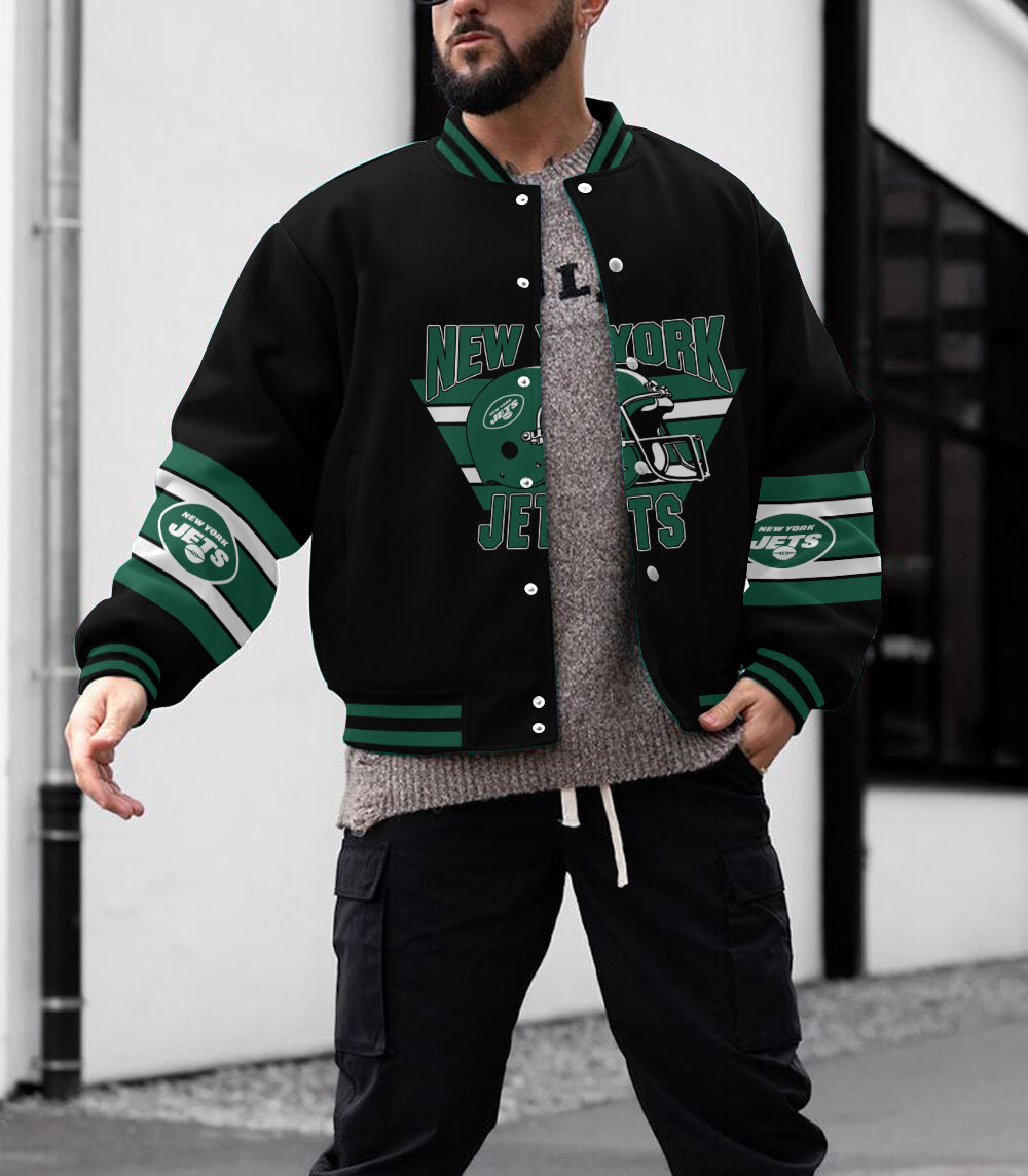 New York Jets  Men's Limited Edition Full-Snap Casual Jacket
