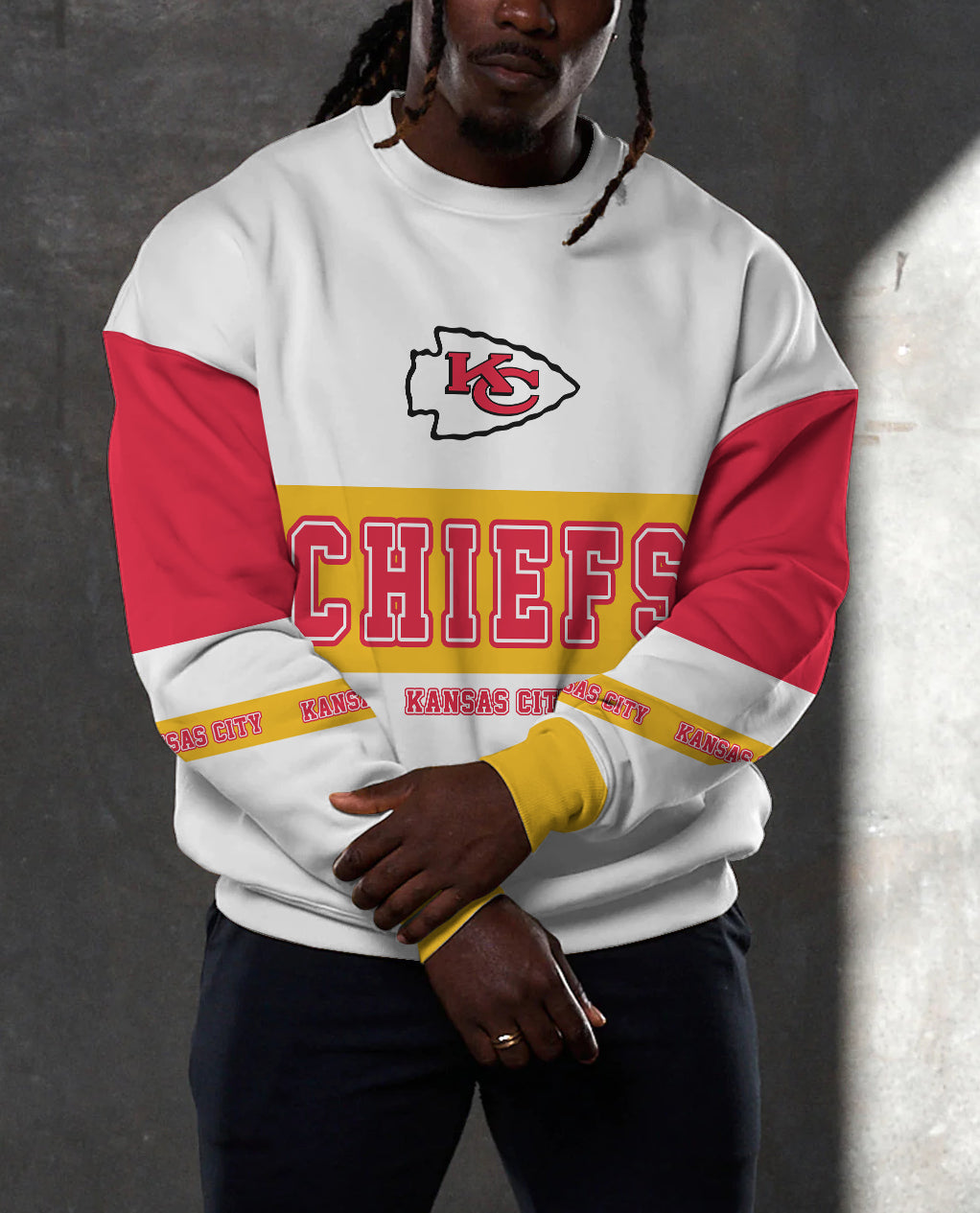 Kansas City Chiefs 3D Limited Edition Crew Neck sweatshirt