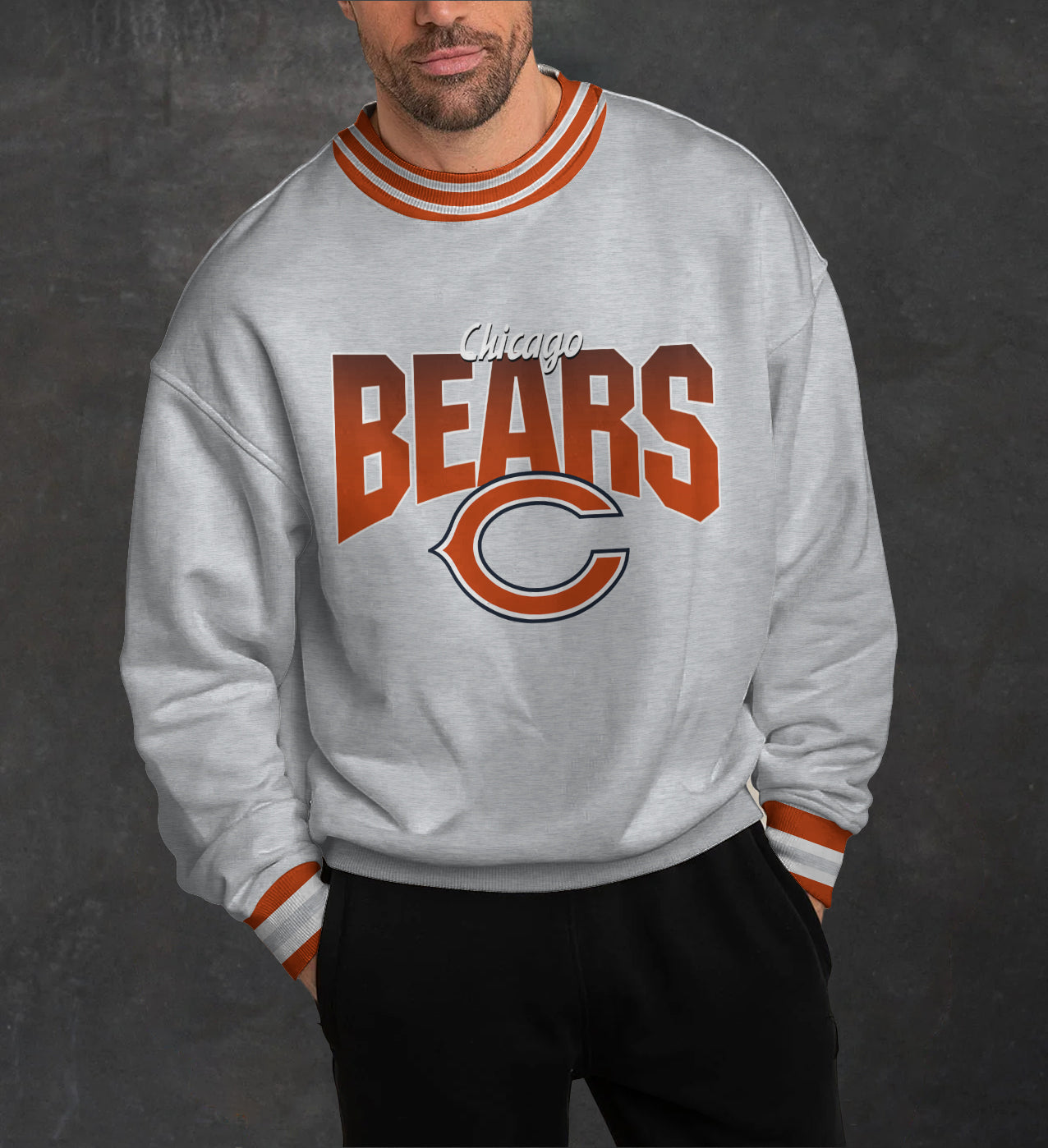 Chicago Bears 3D Limited Edition Crew Neck sweatshirt