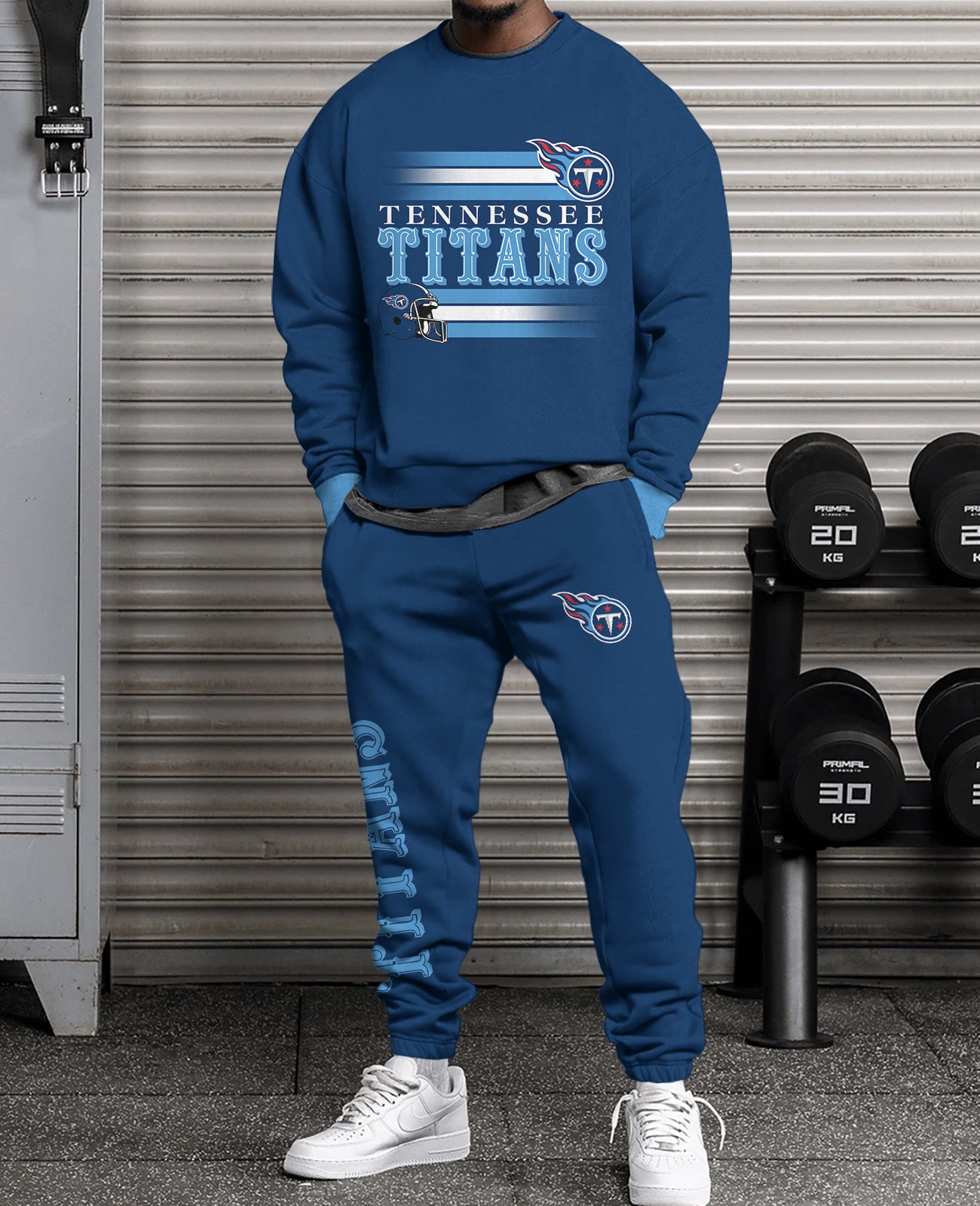 Tennessee Titans   3D sweatsuit and sweatpants 2 piece outfits