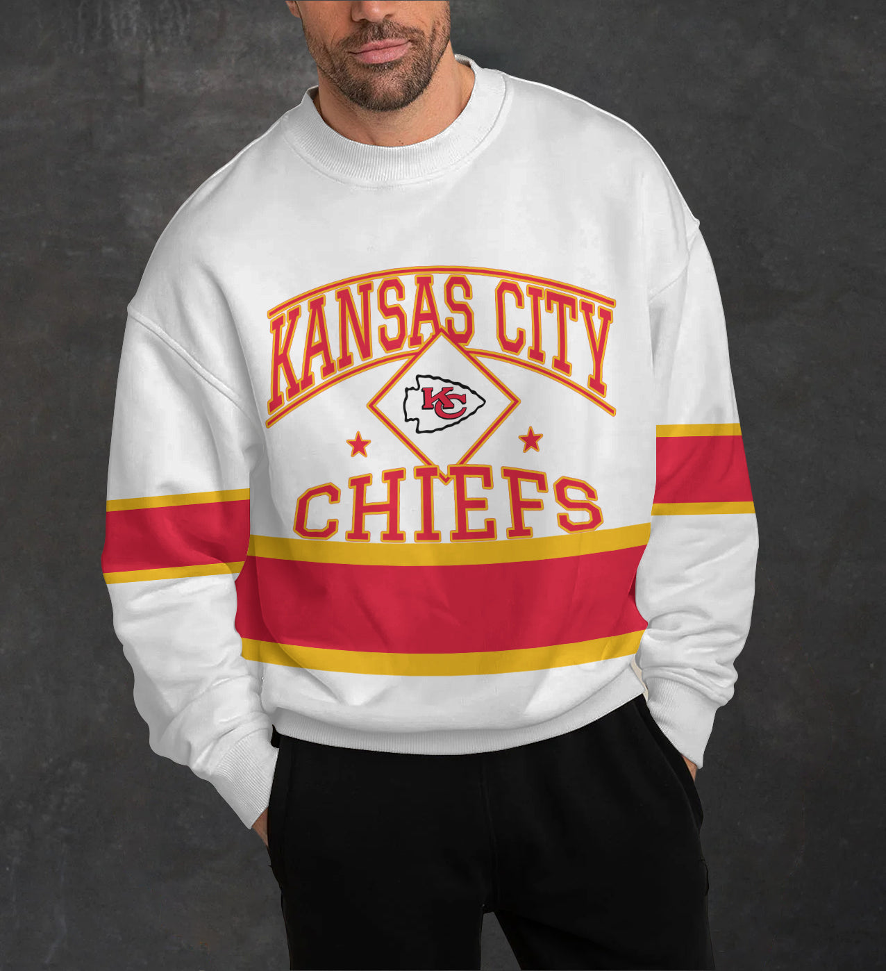 Kansas City Chiefs 3D Limited Edition Crew Neck sweatshirt