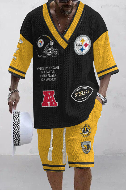 Pittsburgh Steelers
Limited Edition Top And Shorts Two-Piece Suits