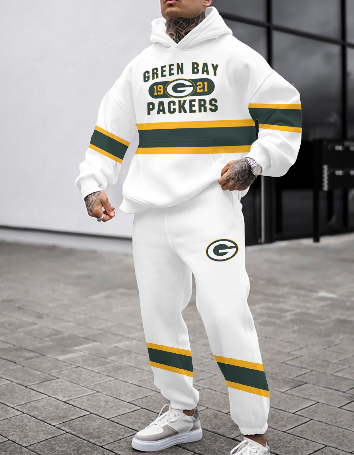 Green Bay Packers 3D Printed Pullover Hoodie And Sweatpant 2pcs Tracksuits