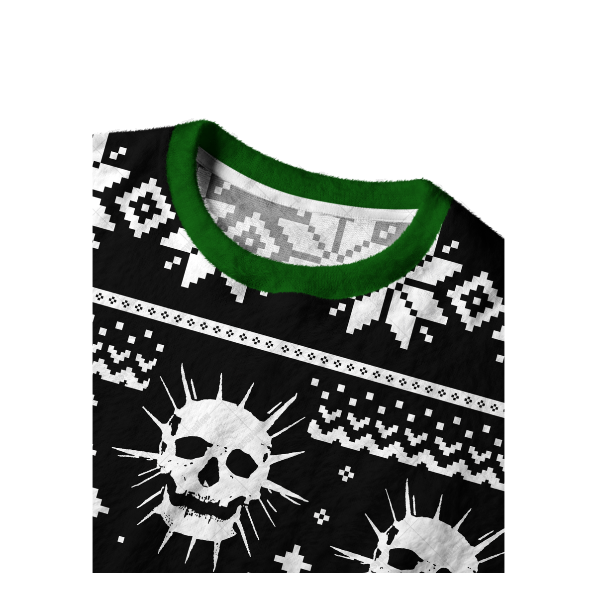 SKULL CHRISTMAS UGLY CHRISTMAS SWEATSHIRT — image 3