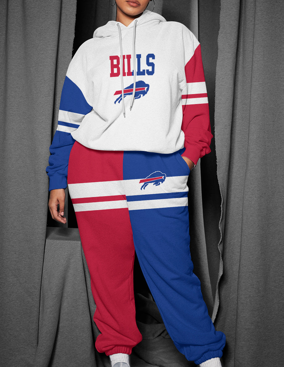 Buffalo Bills 3D Printed Pullover Hoodie And Sweatpant 2pcs Tracksuits