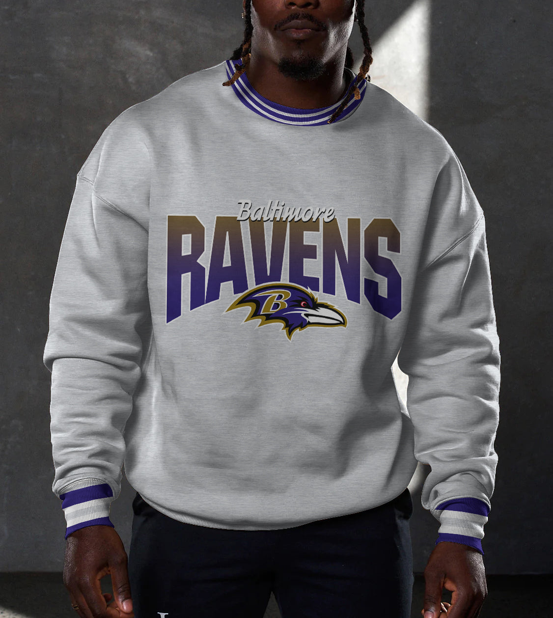 Baltimore Ravens 3D Limited Edition Crew Neck sweatshirt