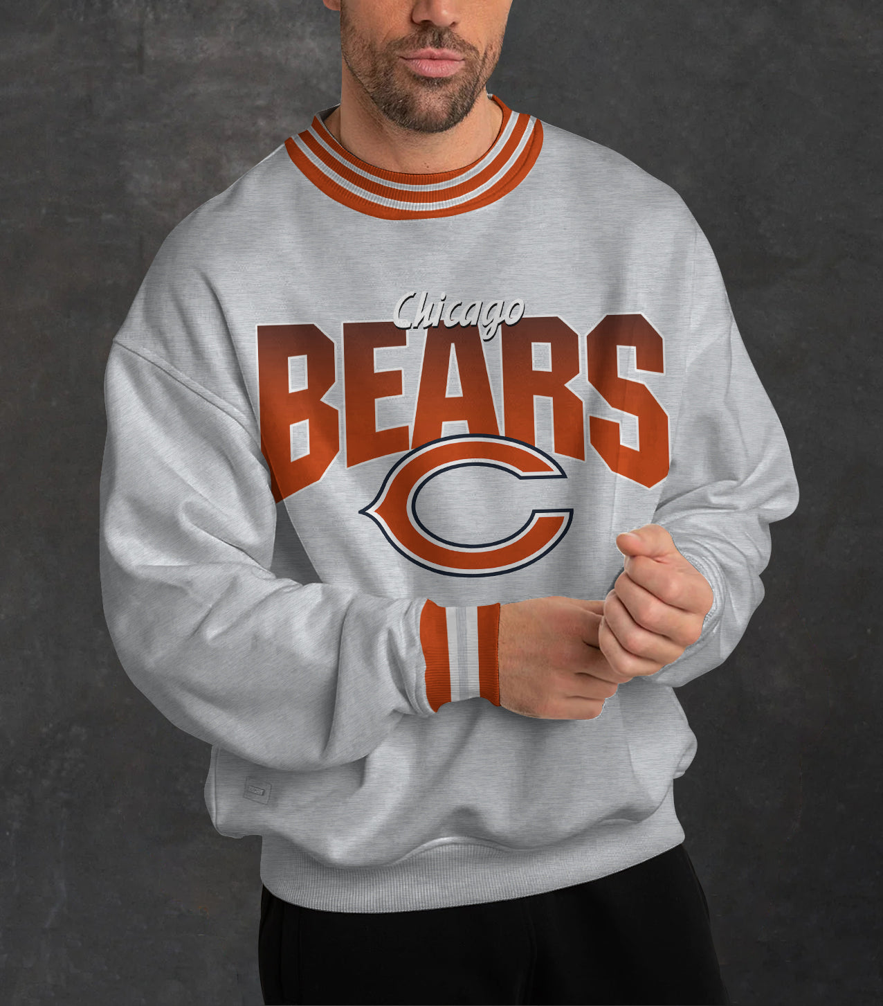 Chicago Bears 3D Limited Edition Crew Neck sweatshirt