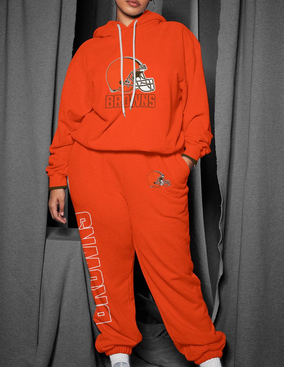 Cleveland Browns 3D Printed Pullover Hoodie And Sweatpant 2pcs Tracksuits