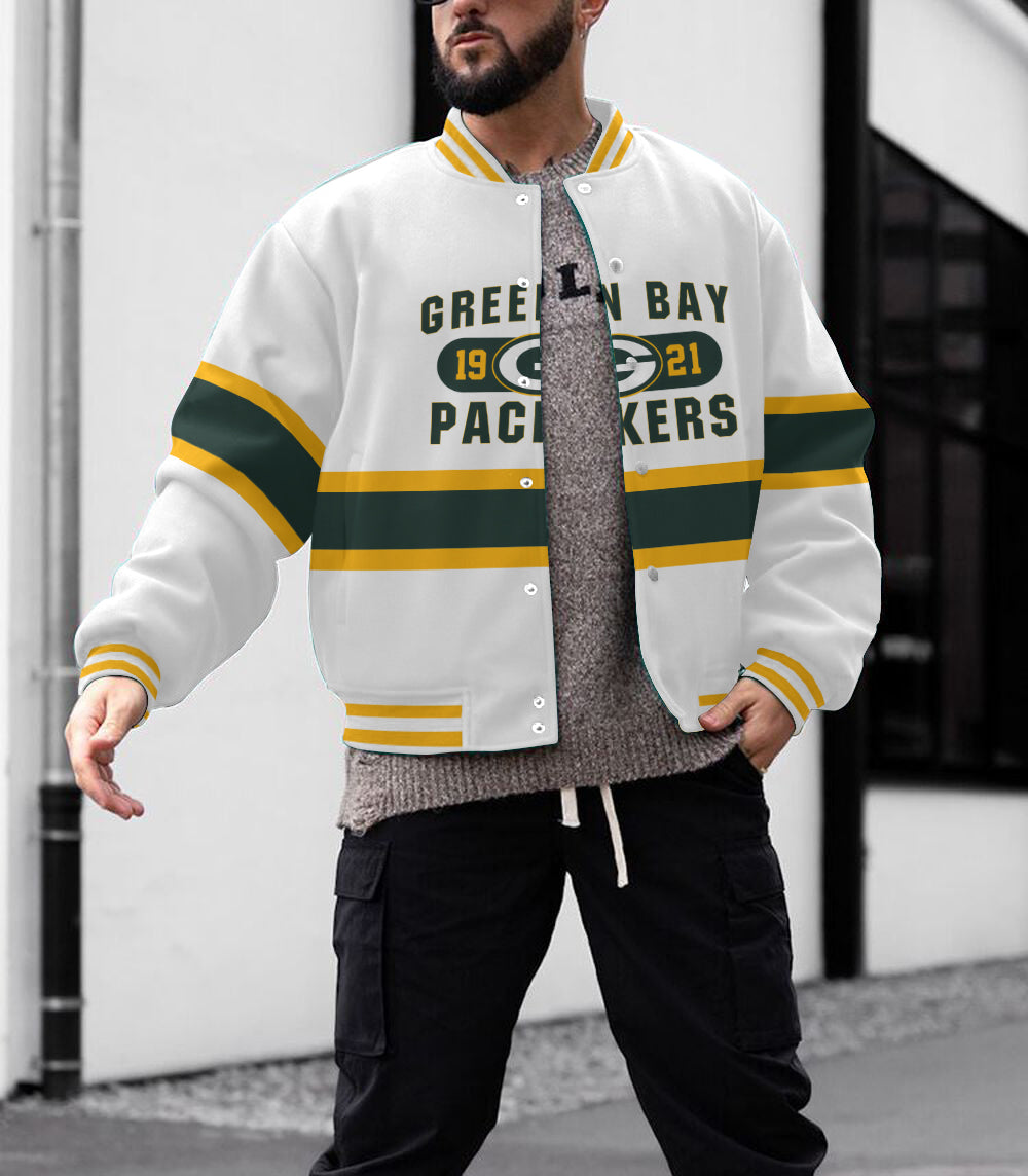 Green Bay Packers Men's Limited Edition Full-Snap Casual Jacket