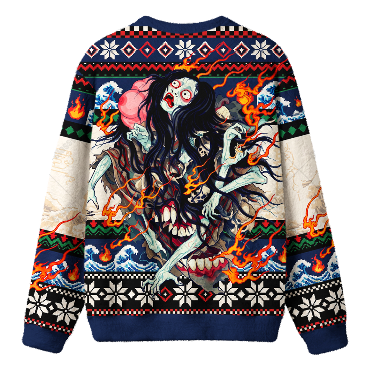 DEMON WAVE UGLY CHRISTMAS SWEATSHIRT — image 2
