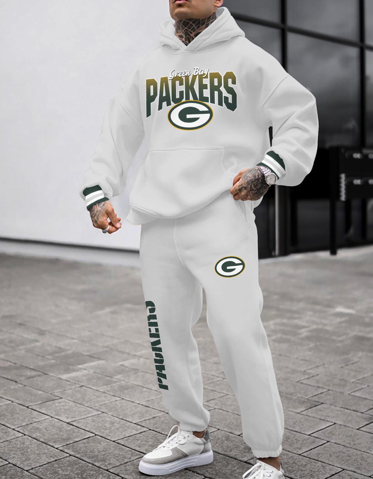 Green Bay Packers  3D Printed Pullover Hoodie And Sweatpant 2pcs Tracksuits