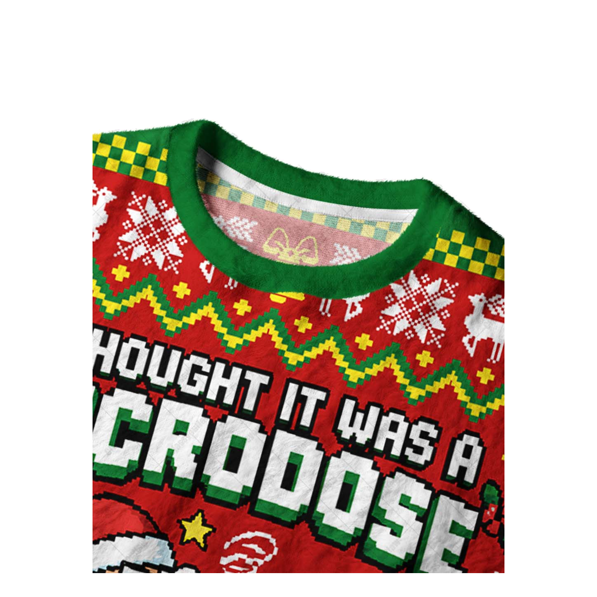 MICRODOSE SANTA UGLY CHRISTMAS SWEATSHIRT — image 3