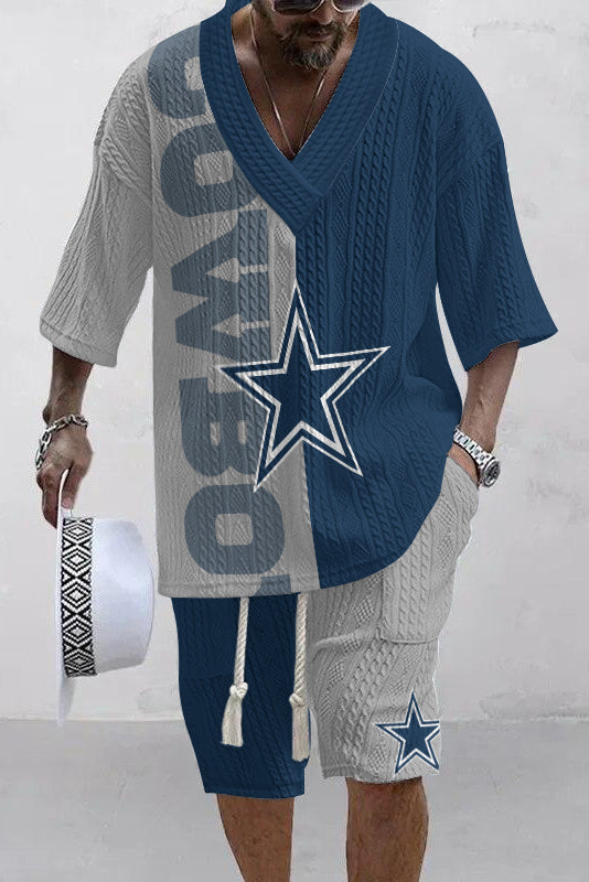 Dallas Cowboys Limited Edition Top And Shorts Two-Piece Suits