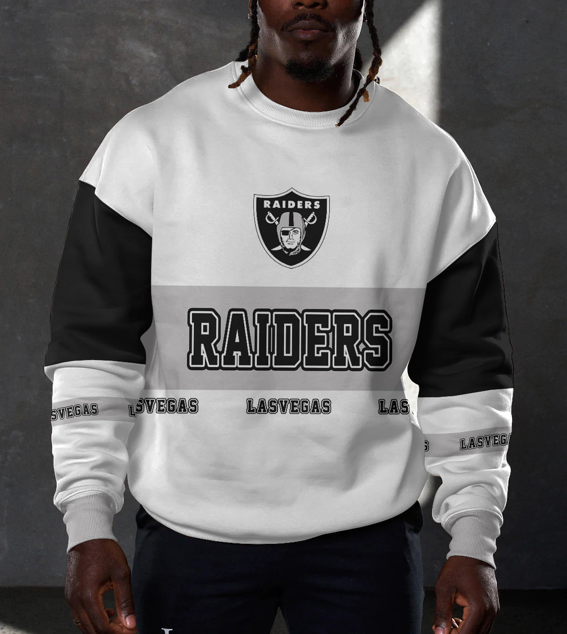 Las Vegas Raiders 3D Limited Edition Crew Neck sweatshirt