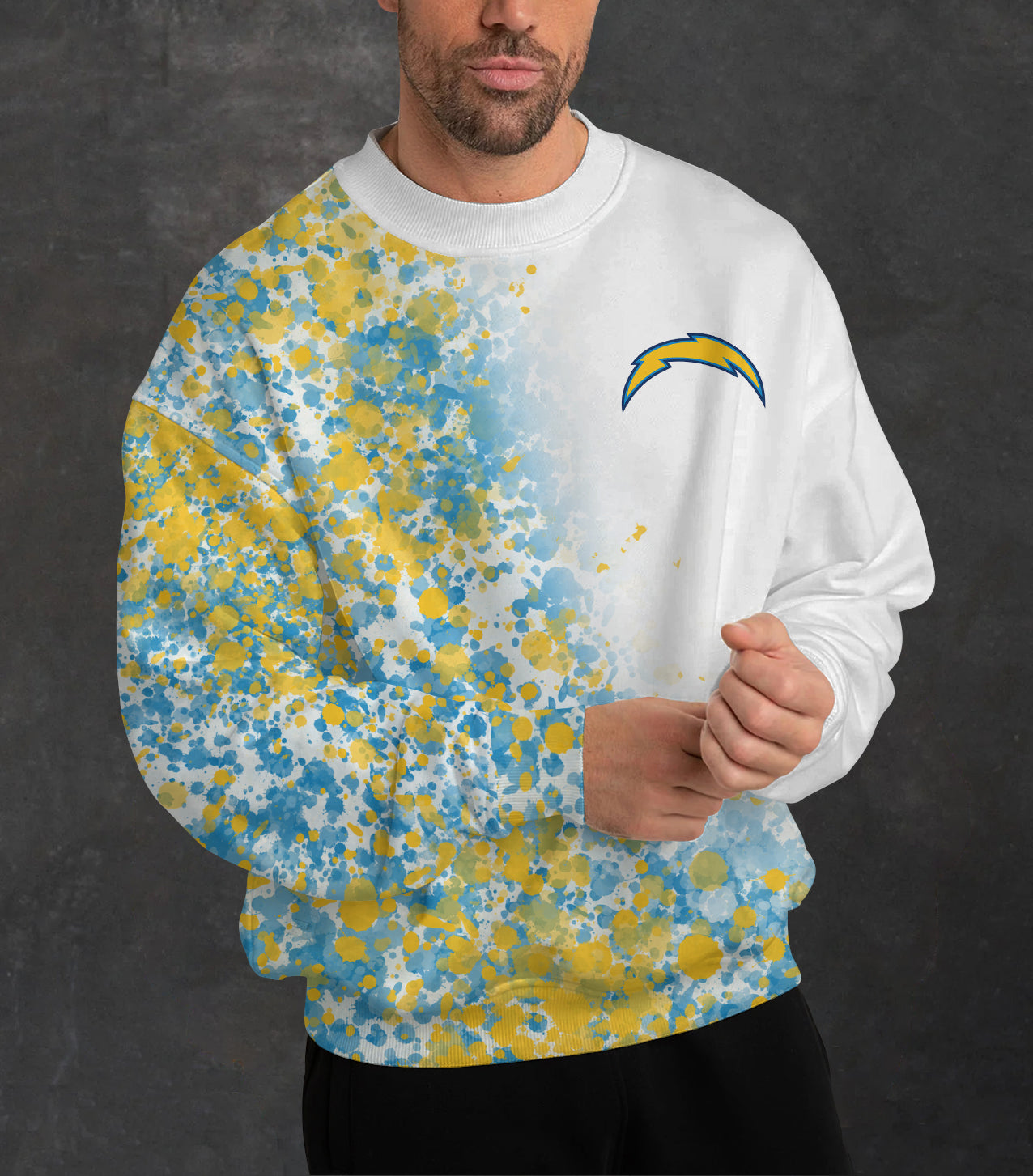 Los Angeles Chargers 3D Limited Edition Crew Neck sweatshirt